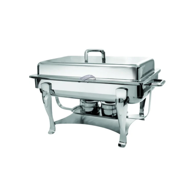 Rectangular Lift Top Chafing Dish with Brawny Legs