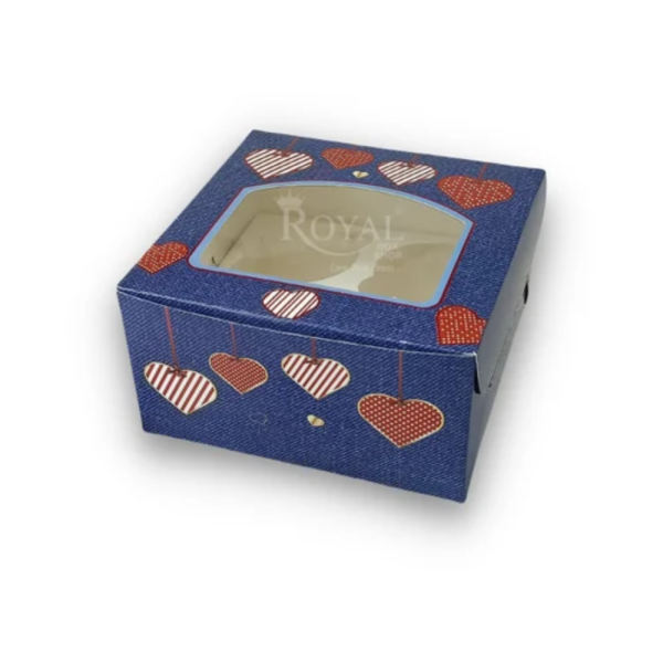 Cup Cake Box Valentine Collection 4 Pc