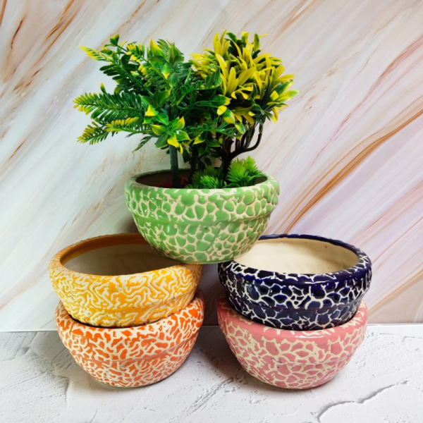 Design Round Ceramic Pot