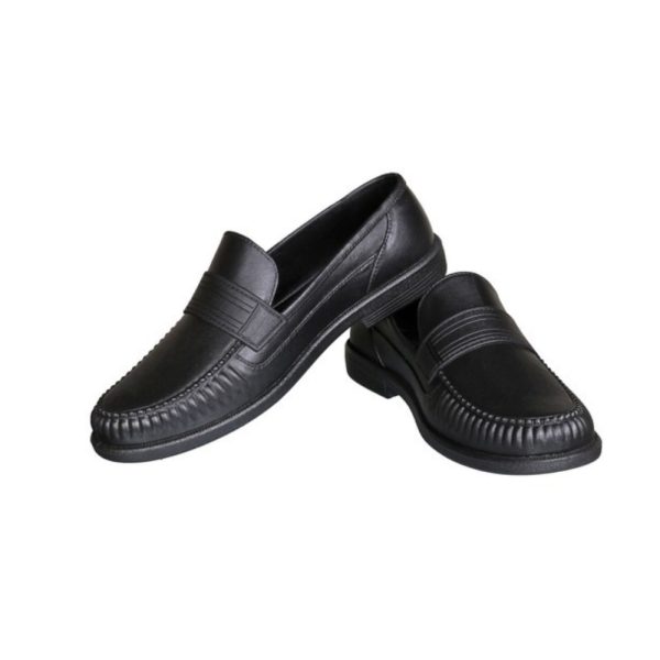 Formal Wear Black Color Comfortable Pvc Shoes