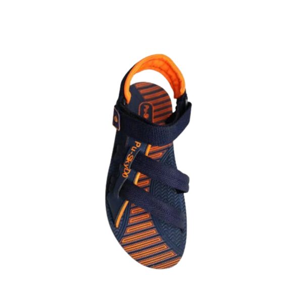 Orange Men Gents PU Sandal (per pair)