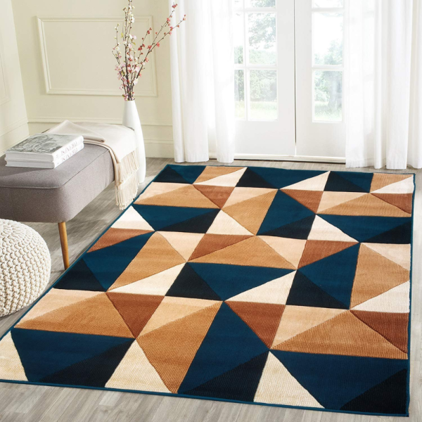 Multicolor Modern Handmade Carpet (par sq feet)