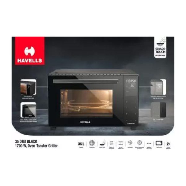 HAVELLS 35-Litre GHCOTCEK170 Oven Toaster Grill