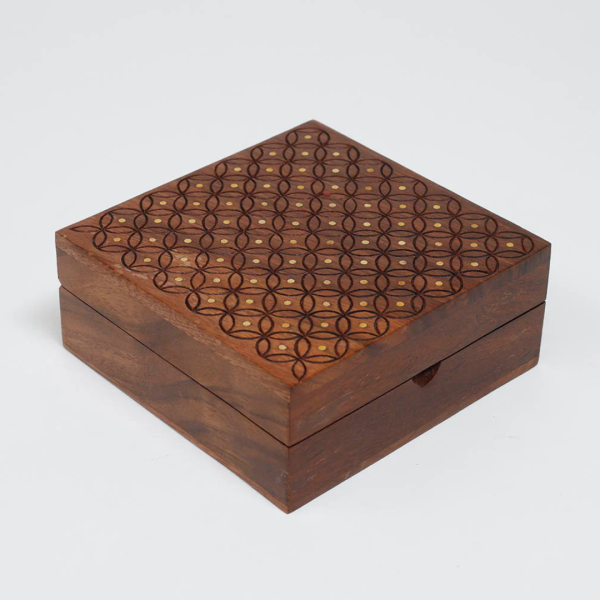 Carved Wooden Box