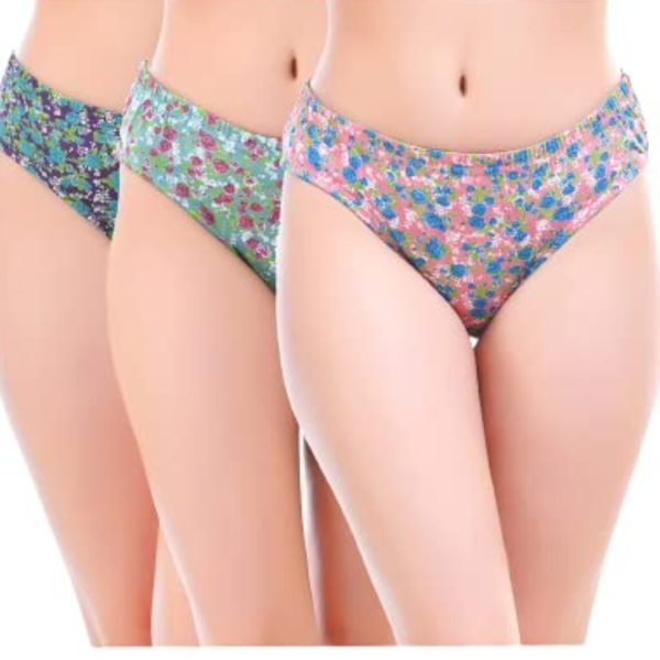 Womens Hosiery Printed Solid Panty Panties