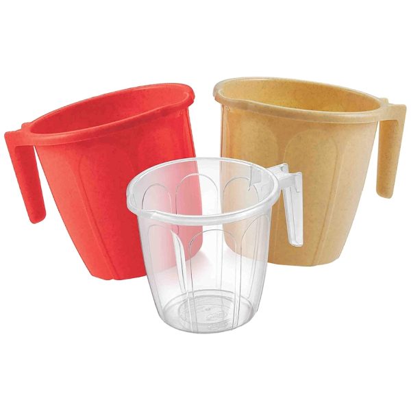 Turbo Plastic Bathroom Mug in multicolour