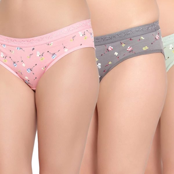 Printed Cotton Low Waist Bikini Panty