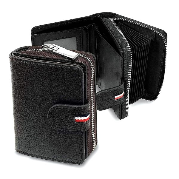 Credit Debit Zipper Card Holder Wallet for Men & Women