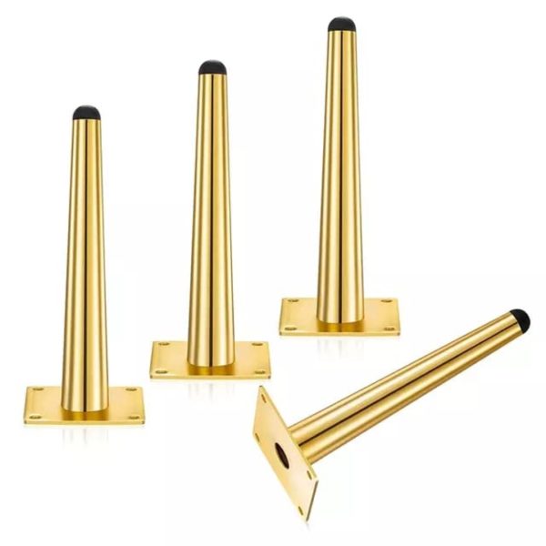 Sofa Hardware Leg Sofa Furniture Golden Glossy Finish