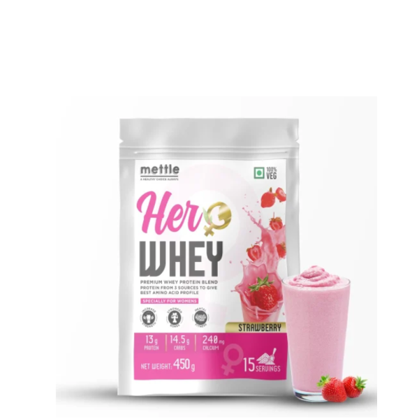 GetmyMettle Her Whey Protein, Premium Women Whey Protein