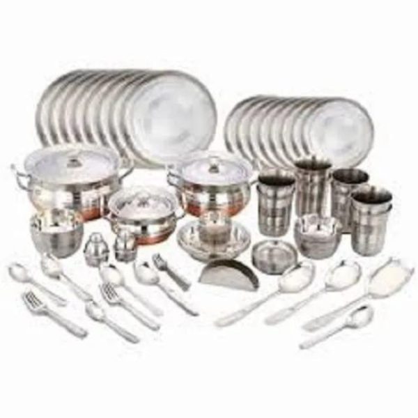 Steel Dinner Set