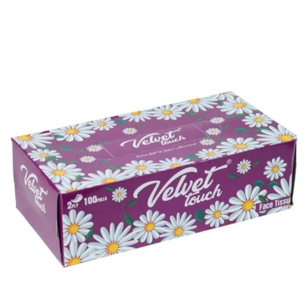 Velvet Touch Facial Tissue Box