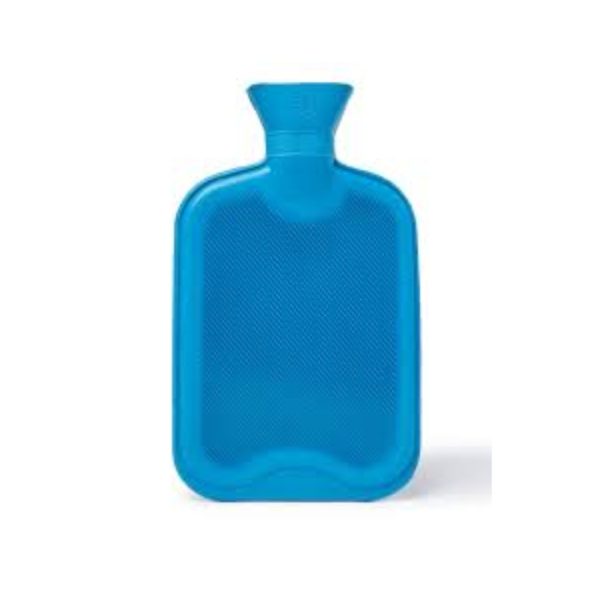 Blue Rubber Hot Water Bottle