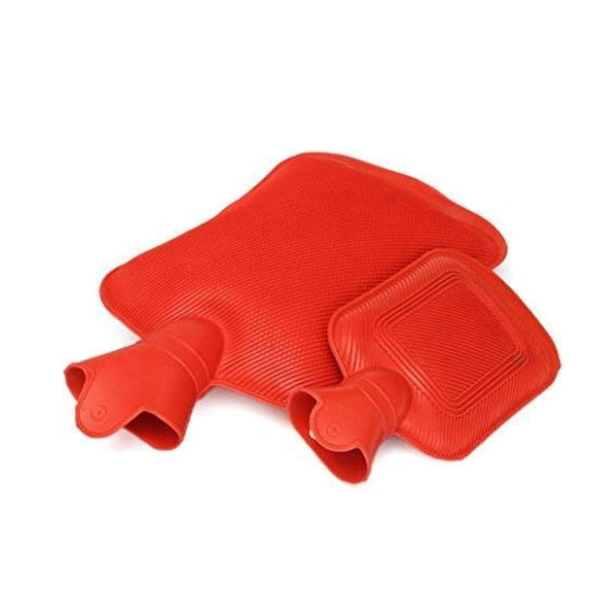 Red Rubber Hot Water Bag, Size: 1 L