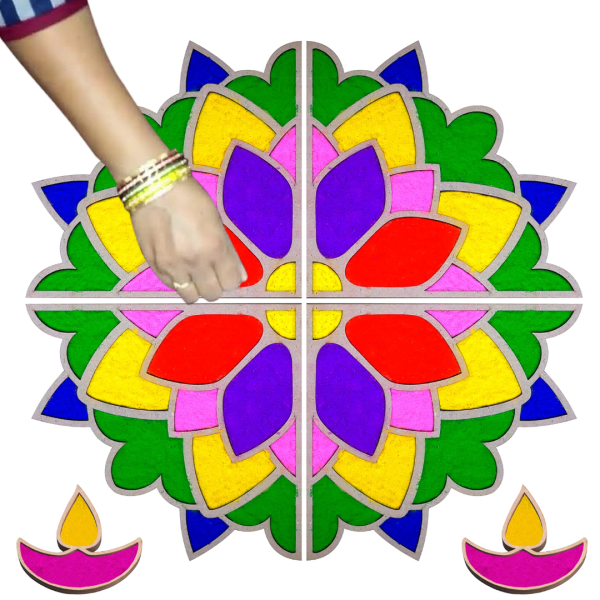 Depawali Rangoli Stickers