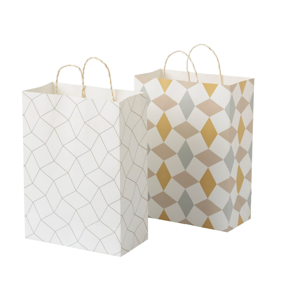 Designer Paper Bags (Quantity: 1000 per peice)