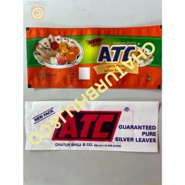 ATC Orange Guaranteed Pure Silver Leaf