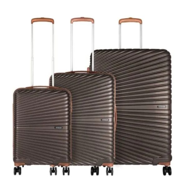 Brown Luggage Trolley Bag