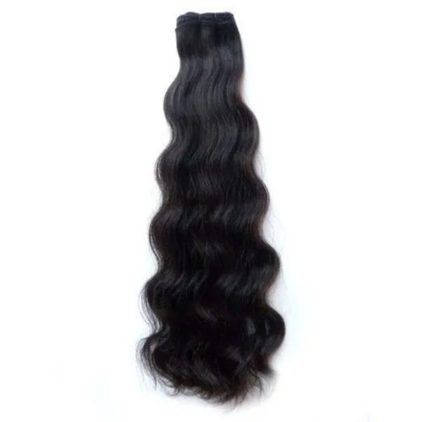 Black Women Double Drawn Straight Synthetic Hair