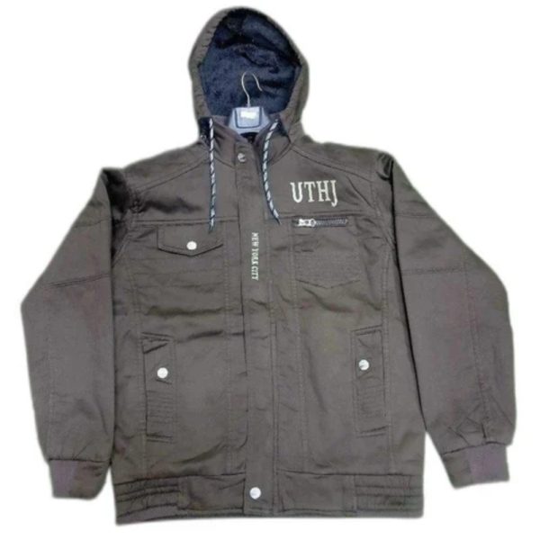 Men Brown Winter Jacket