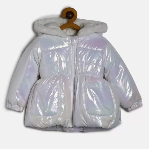 Baby Girls Solid Casual Jacket