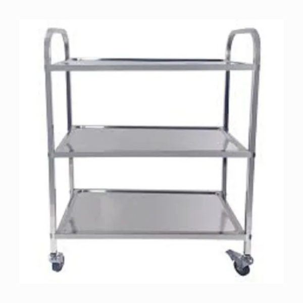 5 Feet Stainless Steel Storage Trolley, 3, 4