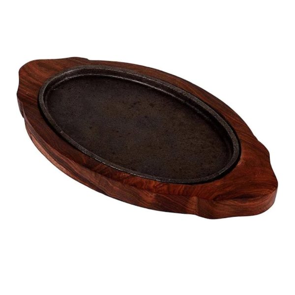 Sizzler Plater with Wooden Stand