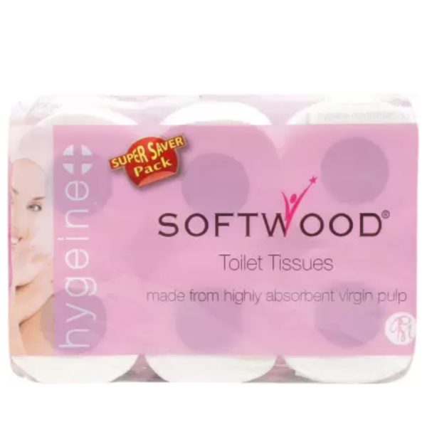 SOFTWOOD 2 Ply Embossed Toilet Rolls