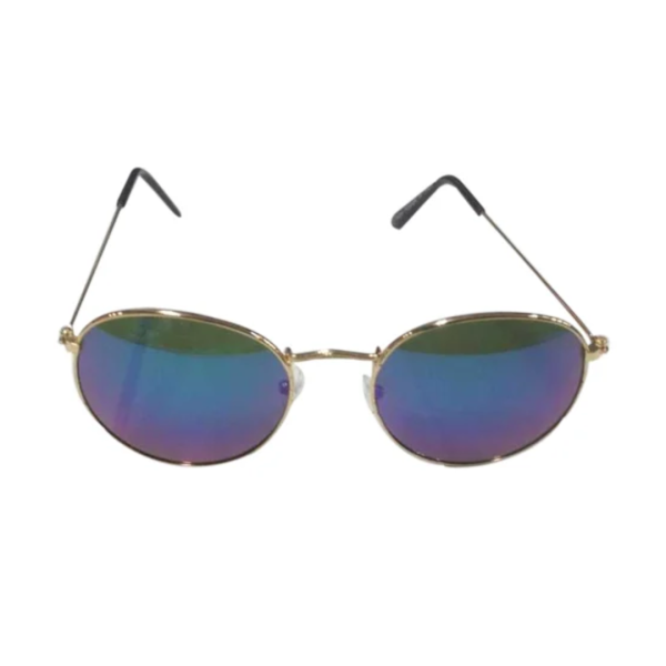 Panto Round Reflective Sunglasses ( Per Piece )