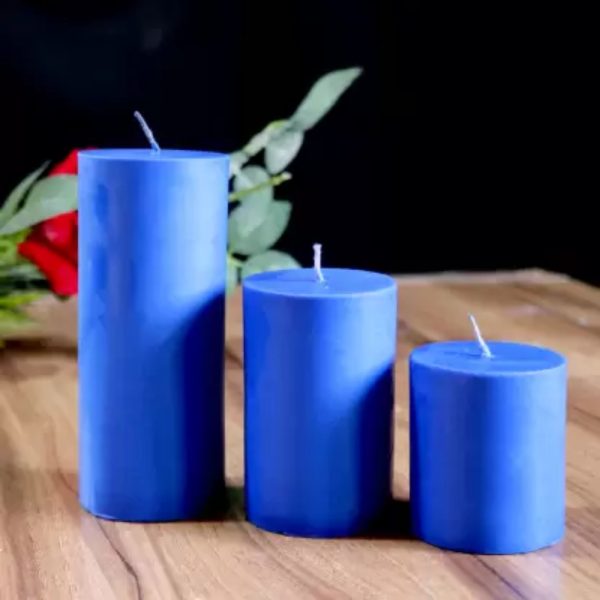 GW Creations Pure Wax Pillar Candle