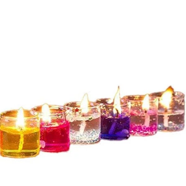 Glass Gel Candle