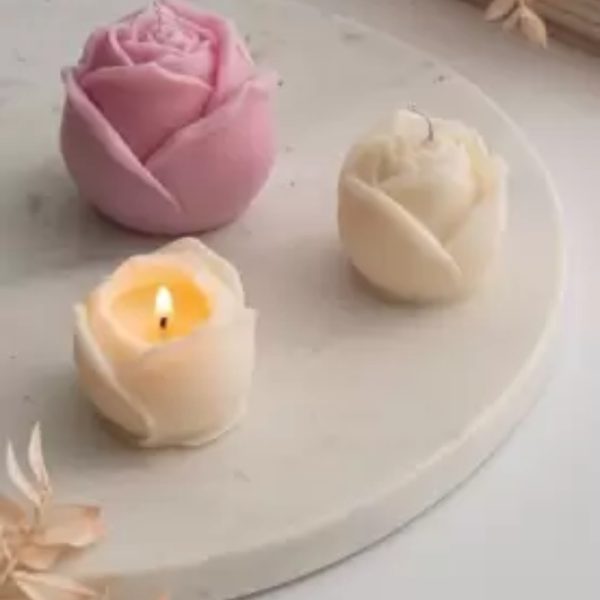 EmPure Rose-Shaped Vegan Candle