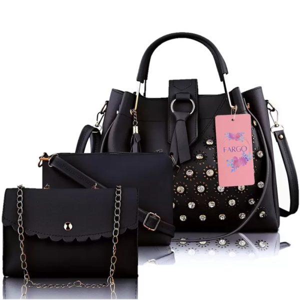 Women Black Hand-held Bag