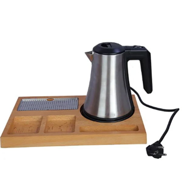 Eston Tea Kettle With Wooden Tray