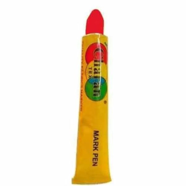 Red Charan Tex Marker Pen