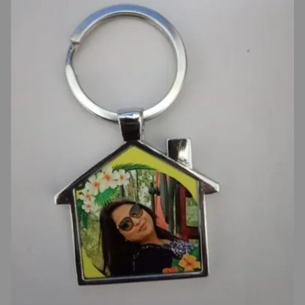 Metal Photo Frame Keychain